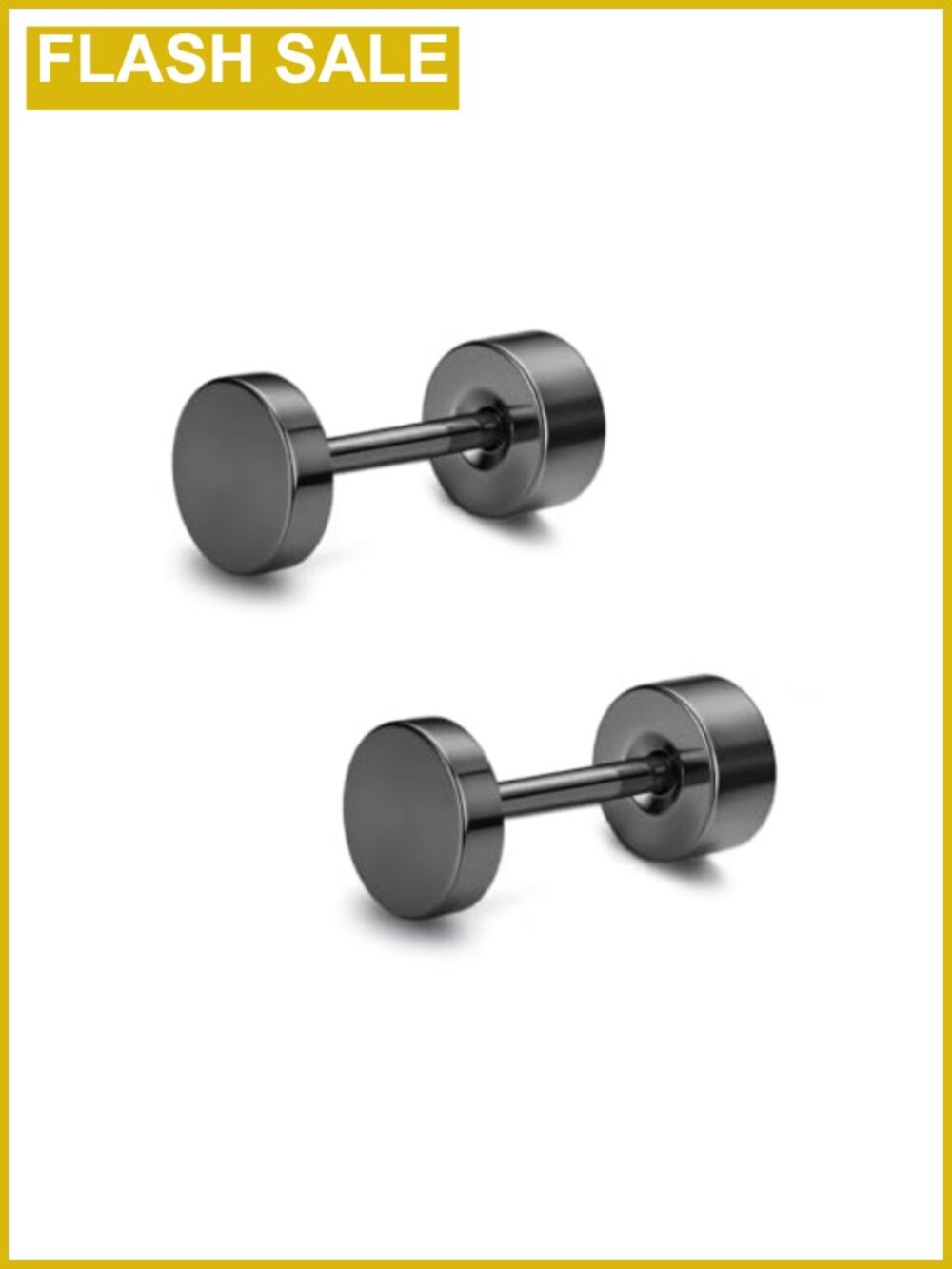 G23 Titanium Tiny Dot Earrings Hypoallergenic Flat Back 20G 3/4/5mm